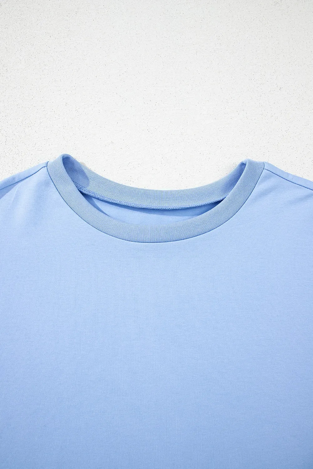 T-Shirt Oversized Top Everyday Casual Hi Low Hem Boho