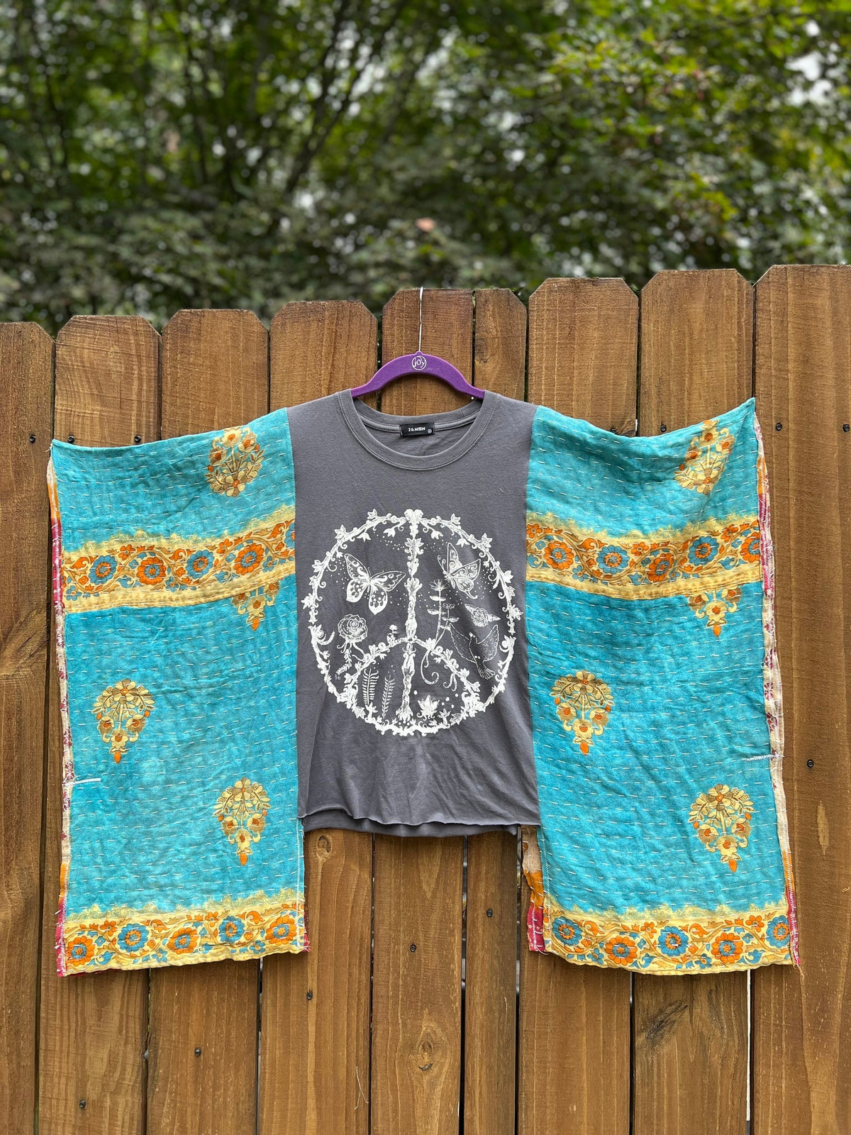 PEACE turquoise Mix & Match Tee