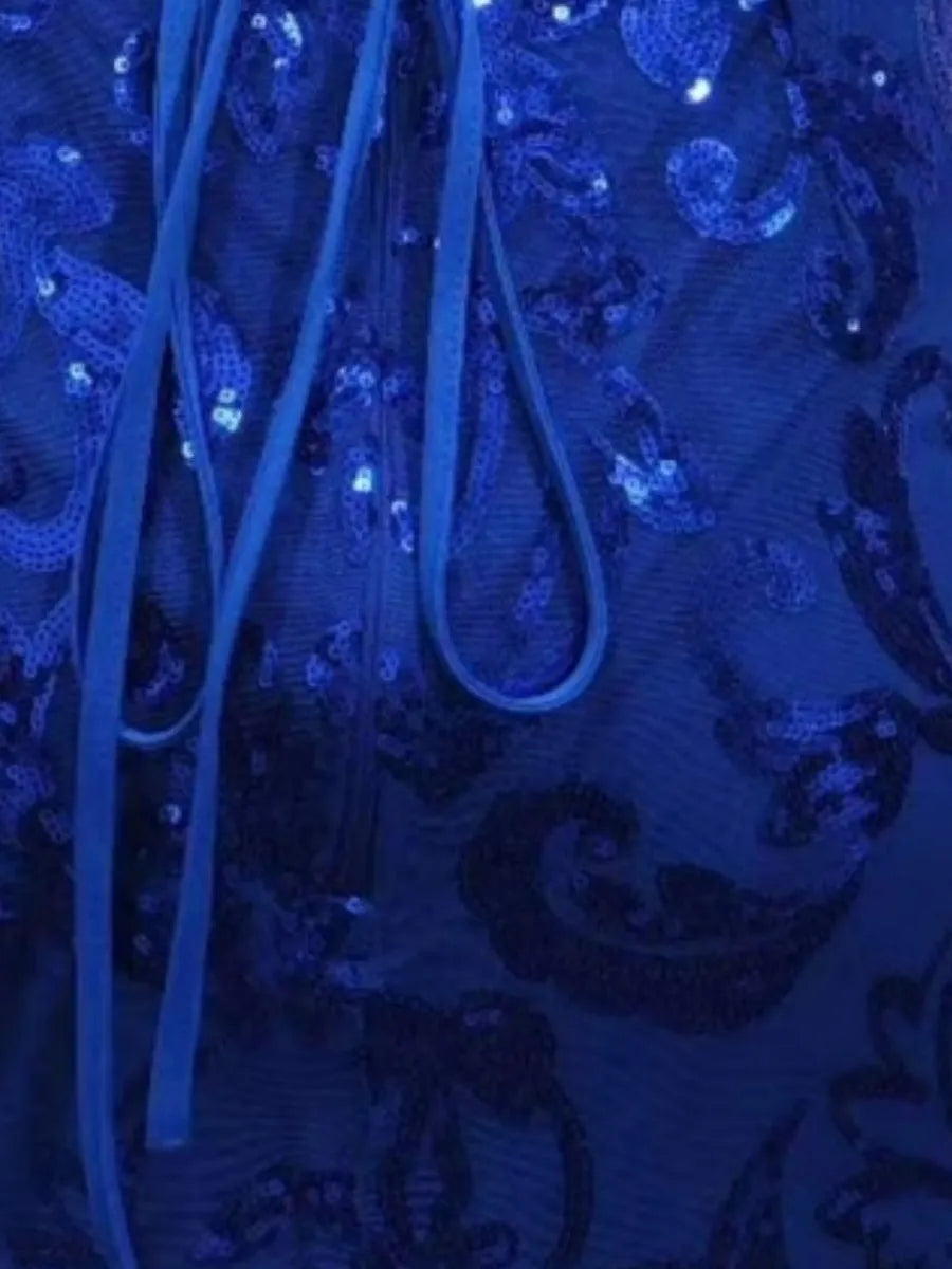 Sequins Backless Sexy Camisoles Formal Dress Mini&Short Dresses