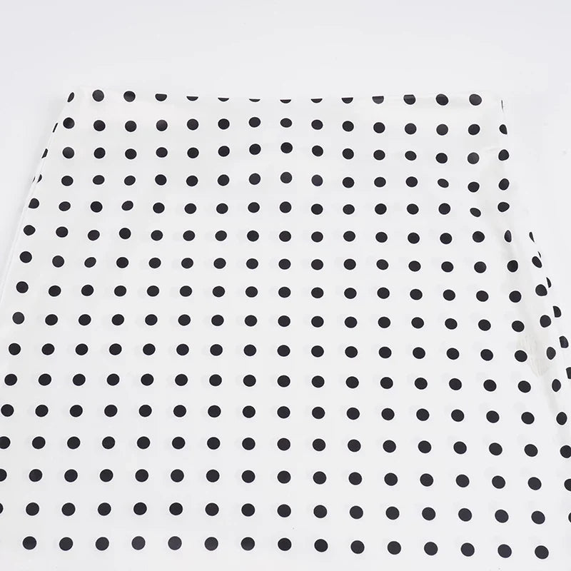 Kaislee Polka Dot Lace Midi Skirt