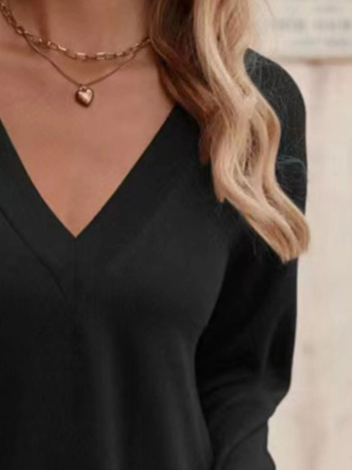 Women’s V-Neck Long Sleeve T-Shirt