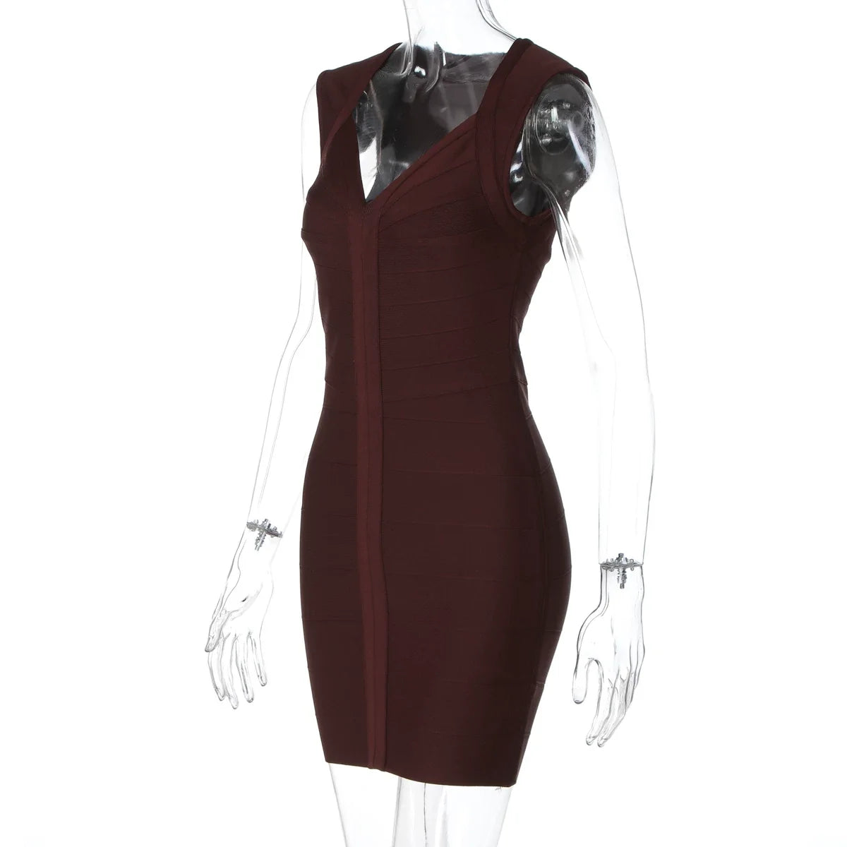 Nayah V-Neck Bandage Mini Dress