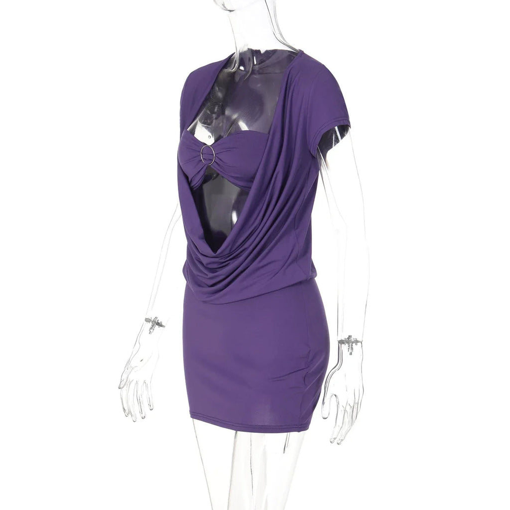 Alanah Cut-Out Mini Dress Set