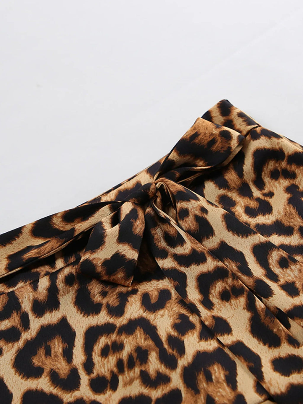 Leopard Print Mini Skirt for Women