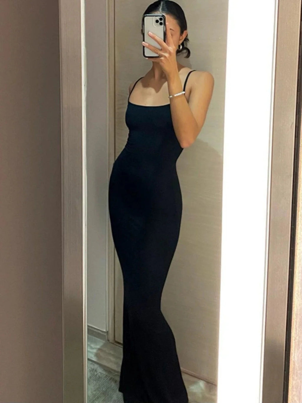 Bodycon Floor-Length Cami Dress