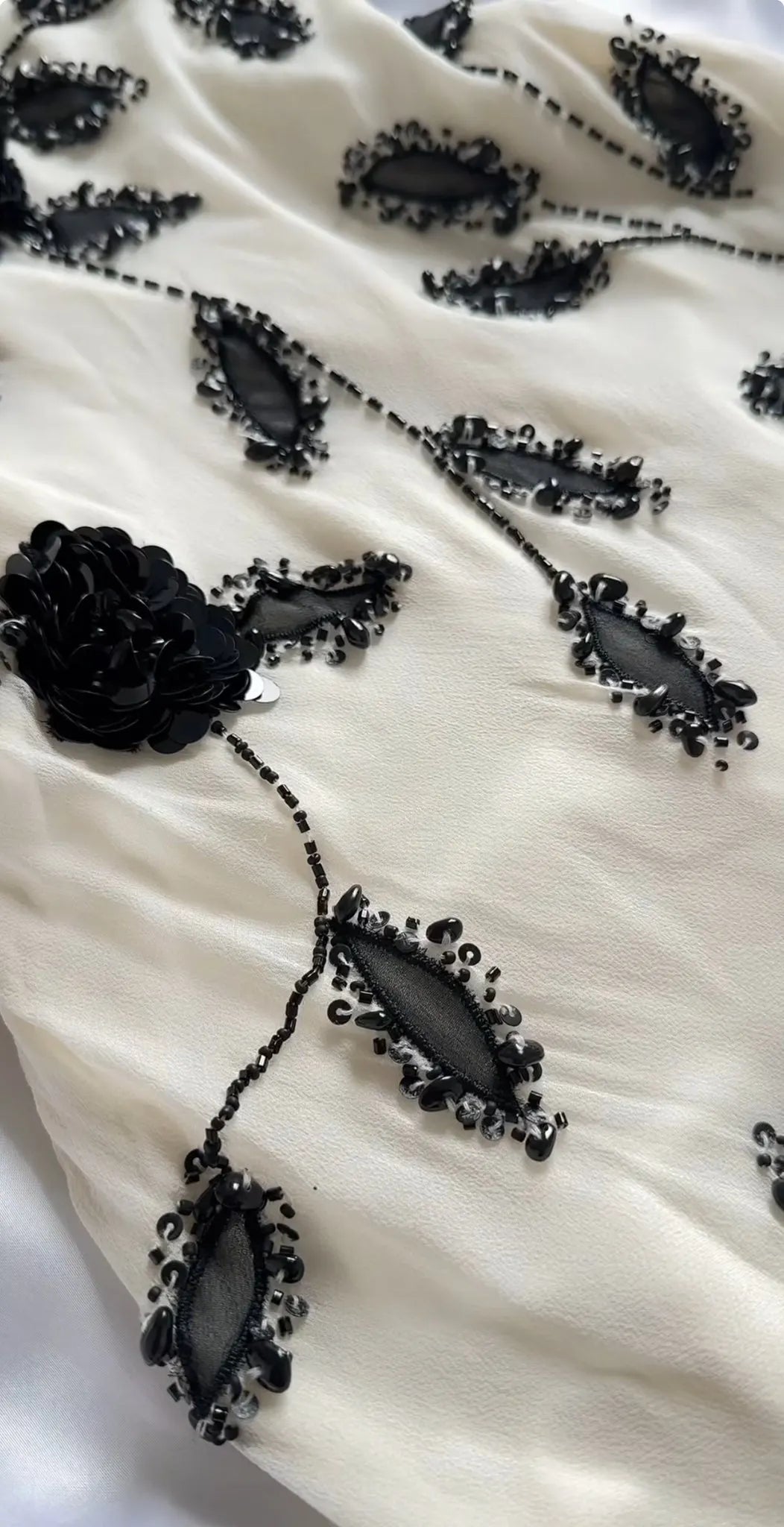 Ivory White Shiny Fashion Exquisite Beaded Lace Spaetti Straps Long Chiffon Ball Gown Evening Dress Party Dress