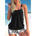 Stylish Tankini Set for Women with Loose Top and Shorts
