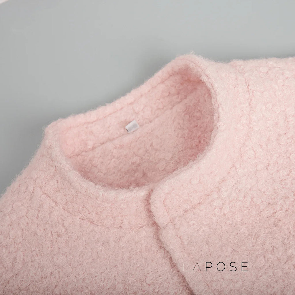 Ellisyn Pink Faux Fur Jacket