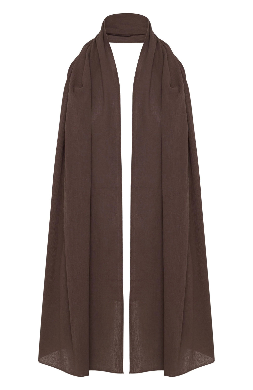 Kenadi Sheer Chocolate Statement Scarf