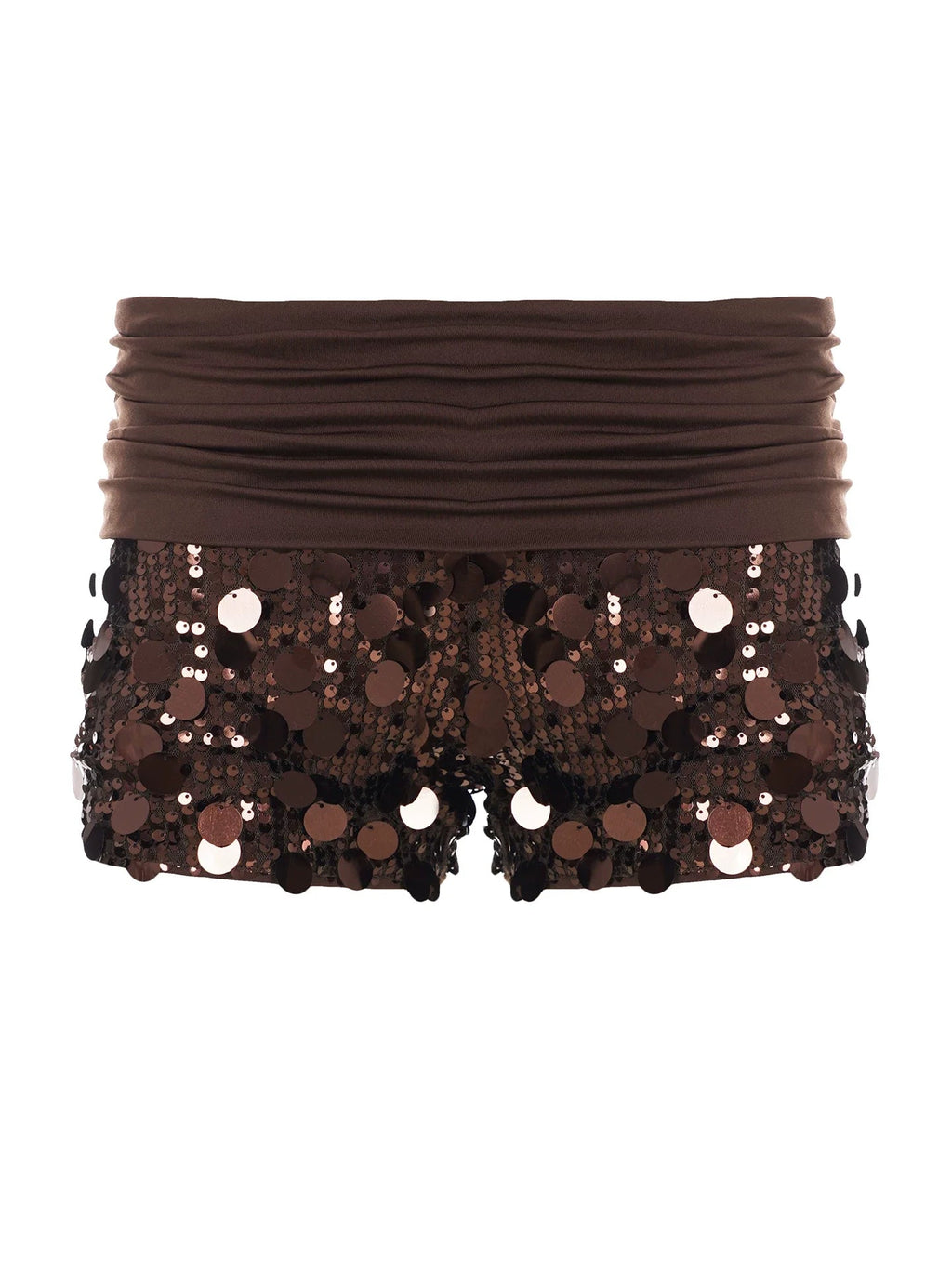 Solana Sequin Ruched Shorts