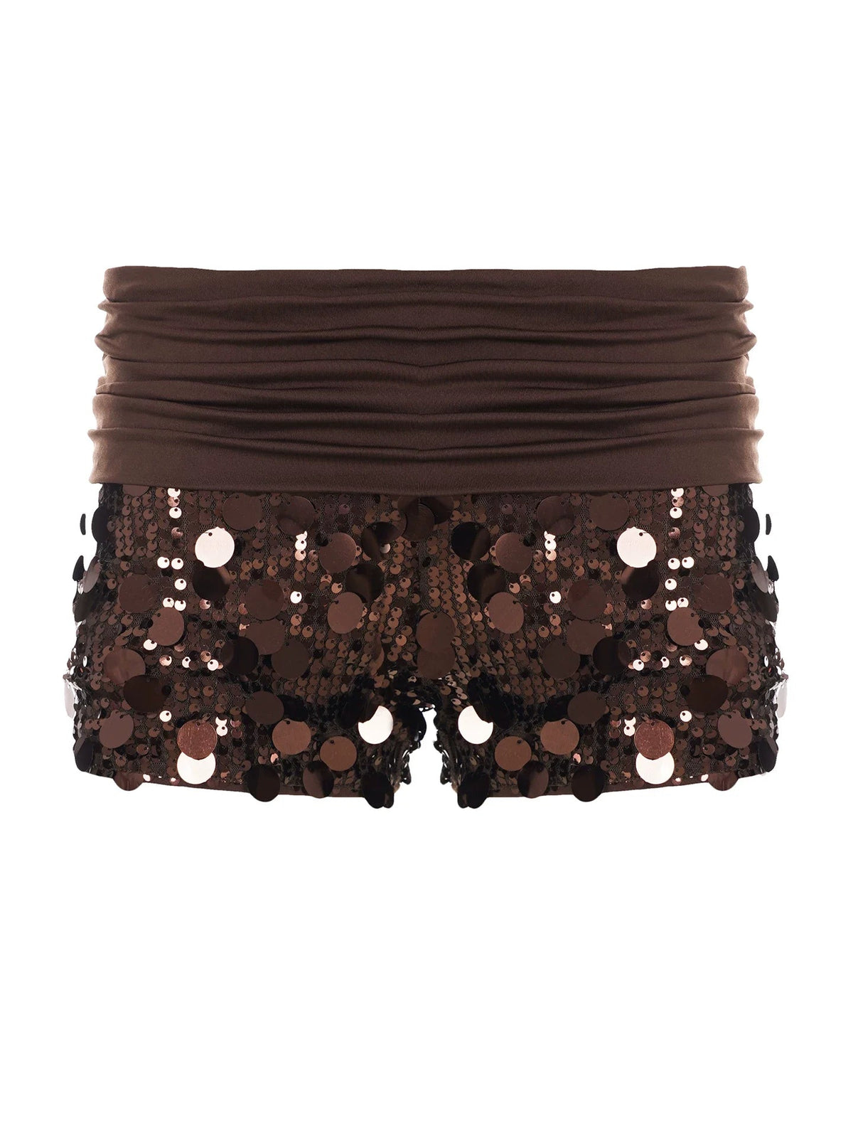 Solana Sequin Ruched Shorts