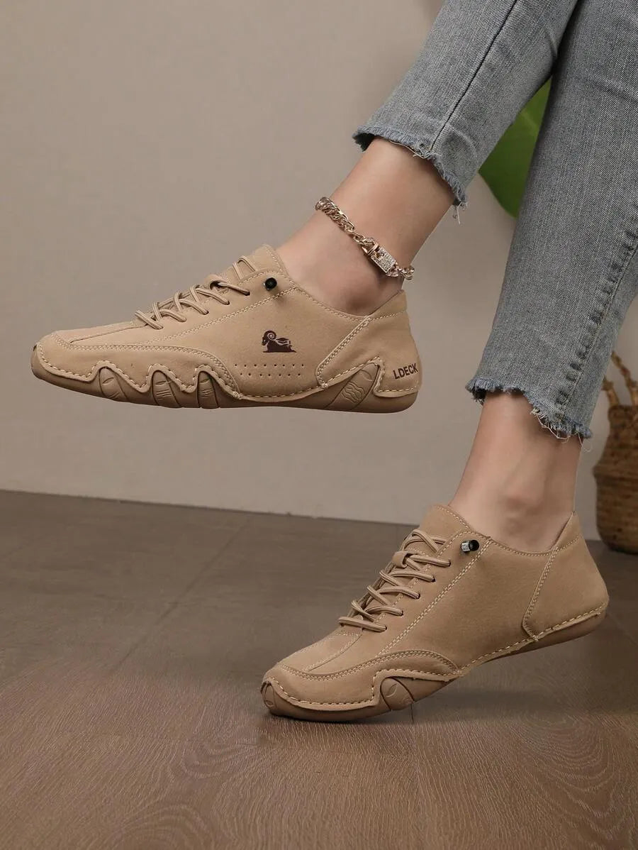 Handmade Women’s Casual Sneakers - Fall-Winter Octopus Design Fitness & Cross-Training Shoes with Anti-Slip Outsole