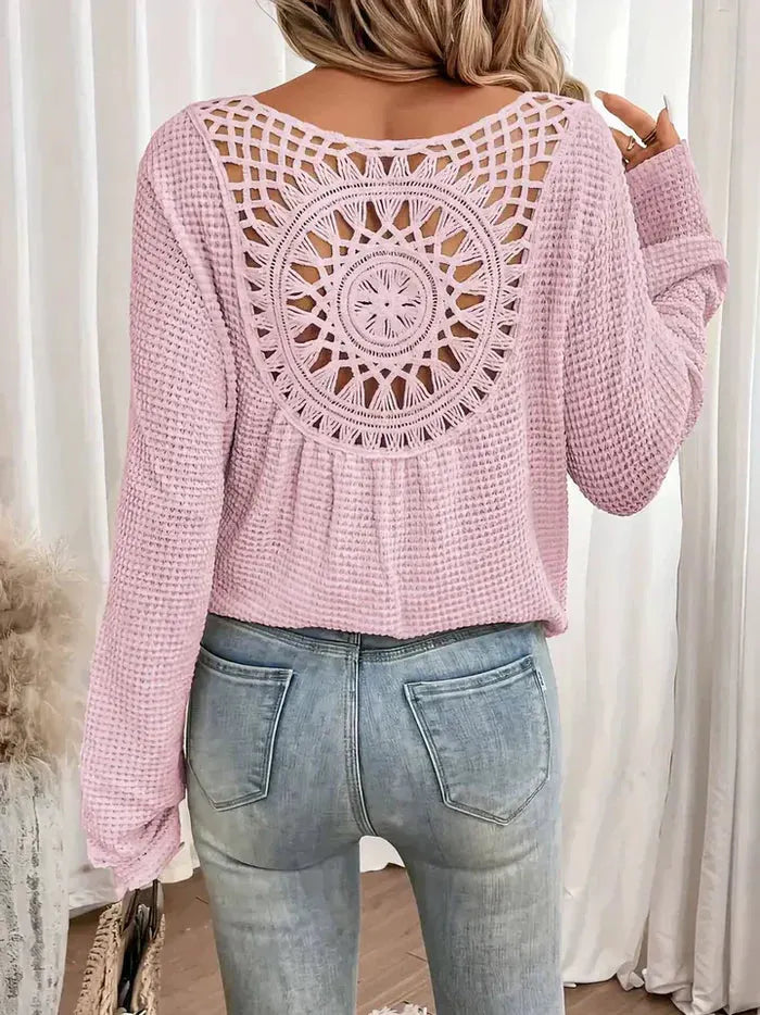 Chloé - Boho crocheted sweater