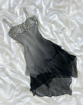 Short Chiffon Birthday Dress, Party Dress, Back-To-School Dress