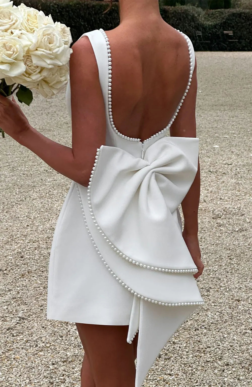 Valentina Mini Dress - Ivory