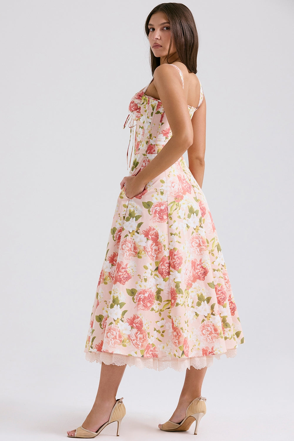 Seraphina Sweetheart Midi Dress