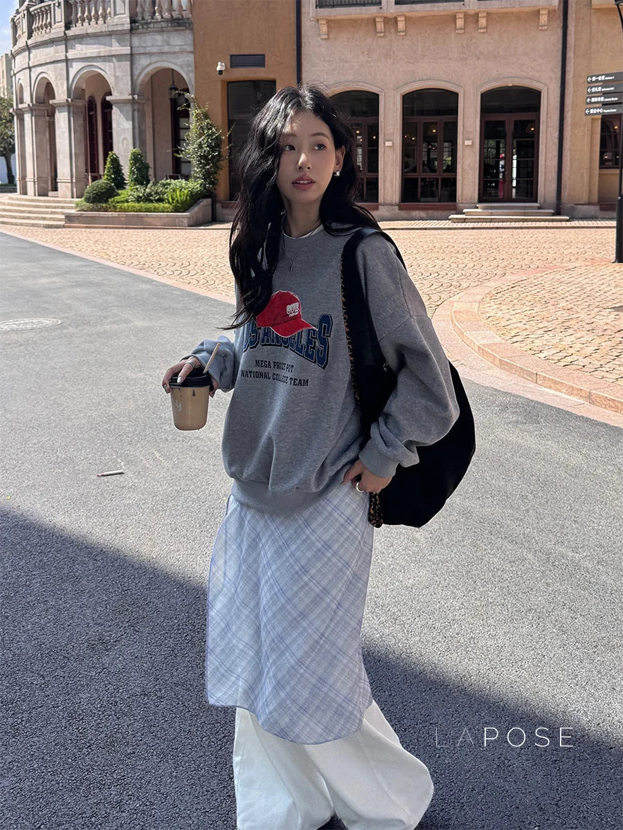 Whitley Plaid Midi Skirt