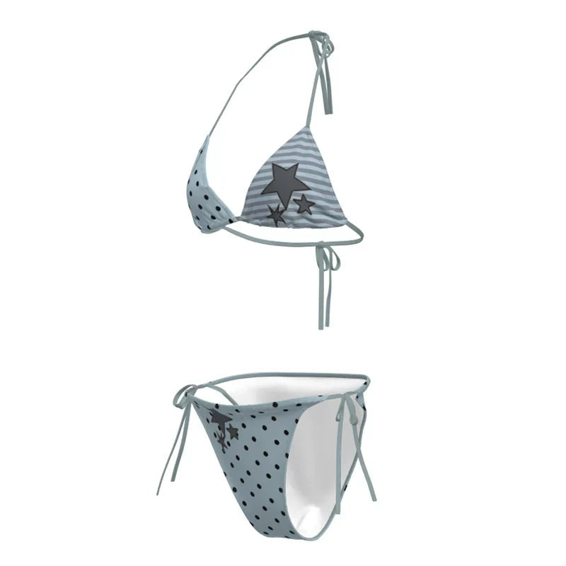 Tatum Mixed Print Bikini Set