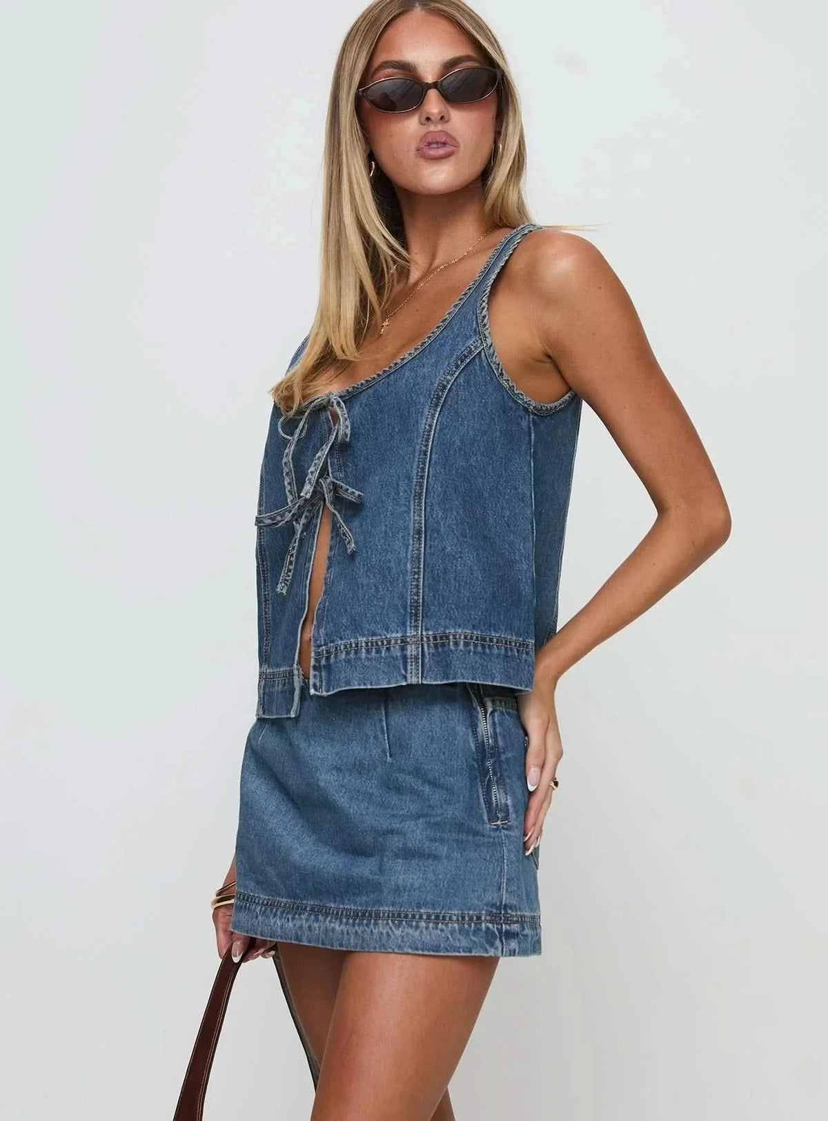 Stefenie Denim Set