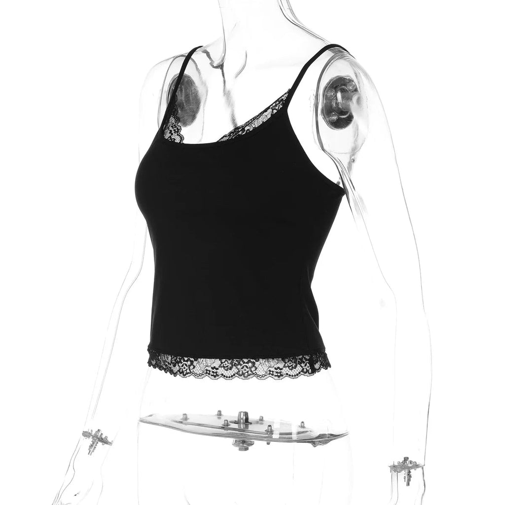 Alayah Lace Trim Camisole Top