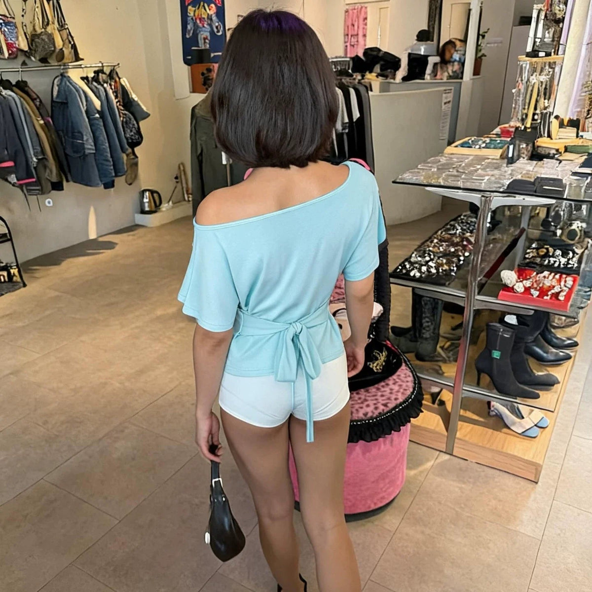 Mae Off Shoulder Ruched Top