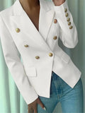 Blazer Lapel Collar Workwear Casual Chic Modern Trendy