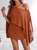 3-Piece Set: Loose-Fitting Top, Bandeau Top & Mini Skirt
